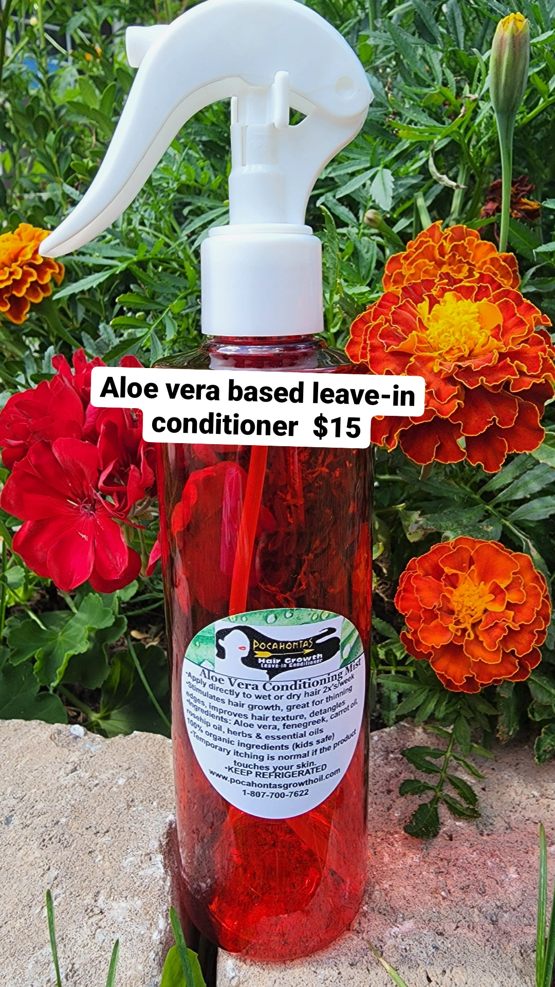 aloe vera spray for plants Aloe Vera Leave In Conditioner – Pocahantas Growth Oil